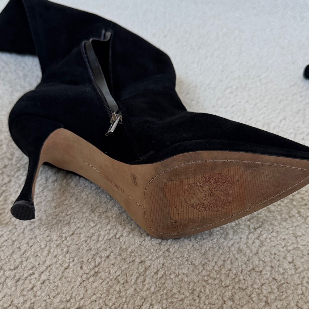 Vince Camuto Black Peviolia Suede Boots - Picture 7 of 7